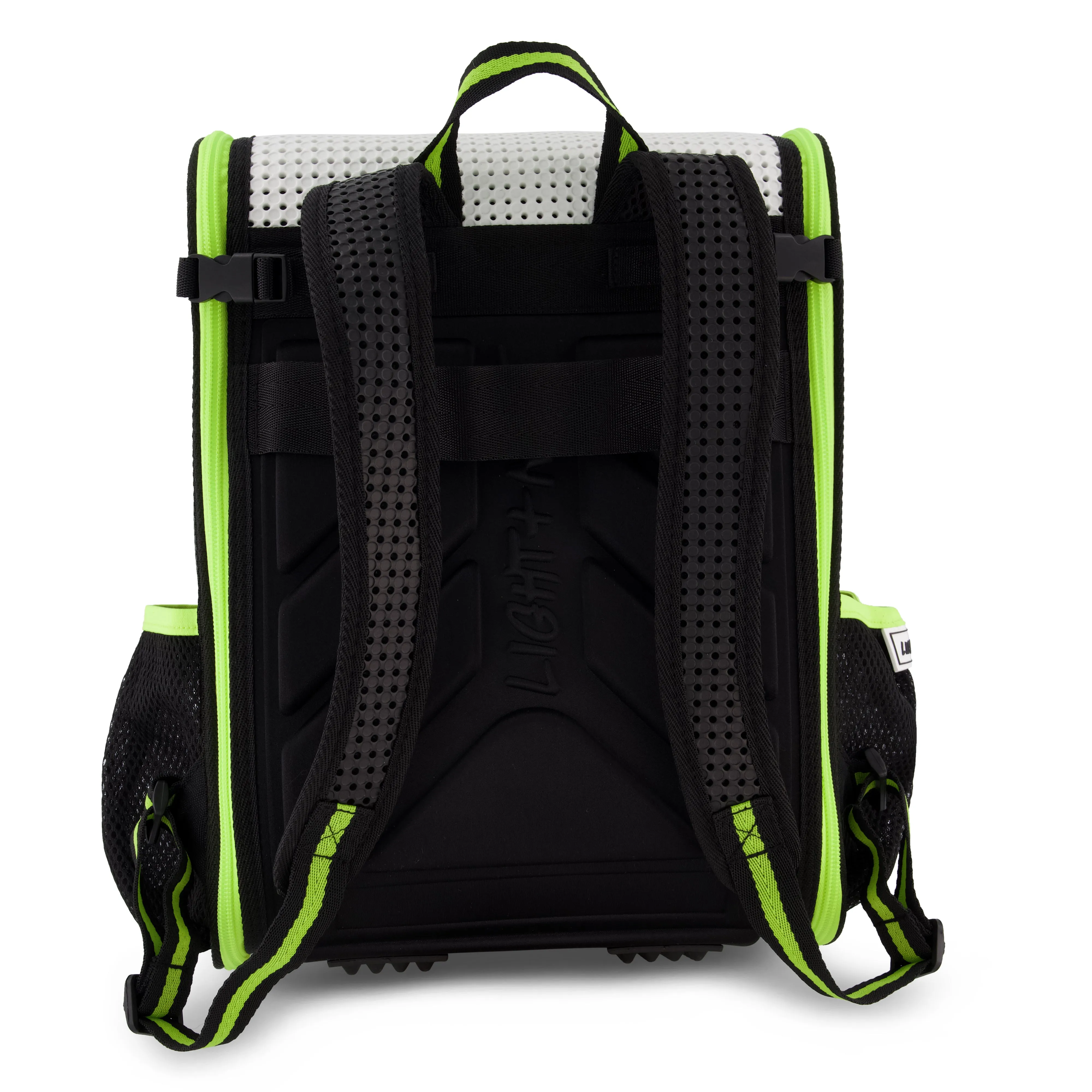 Student Backpack Neon Lime with Champ-red Set