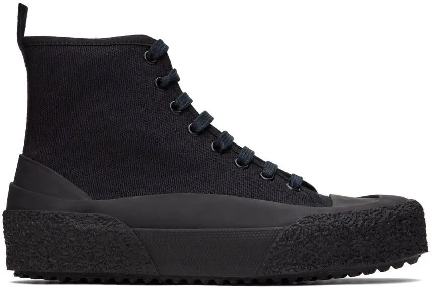 Studio Nicholson Navy Numbers Sneakers
