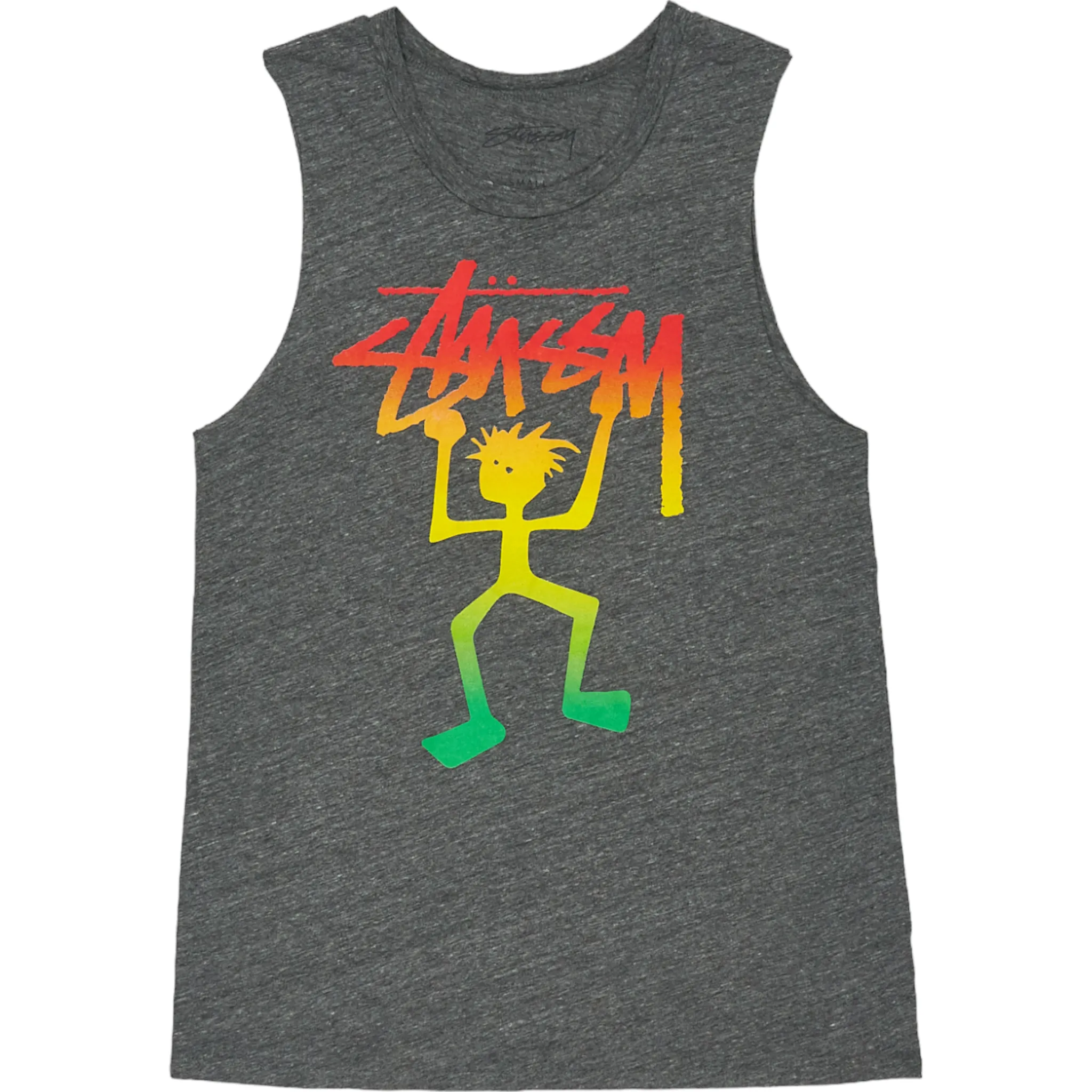 Stussy Grey Graphic Vest