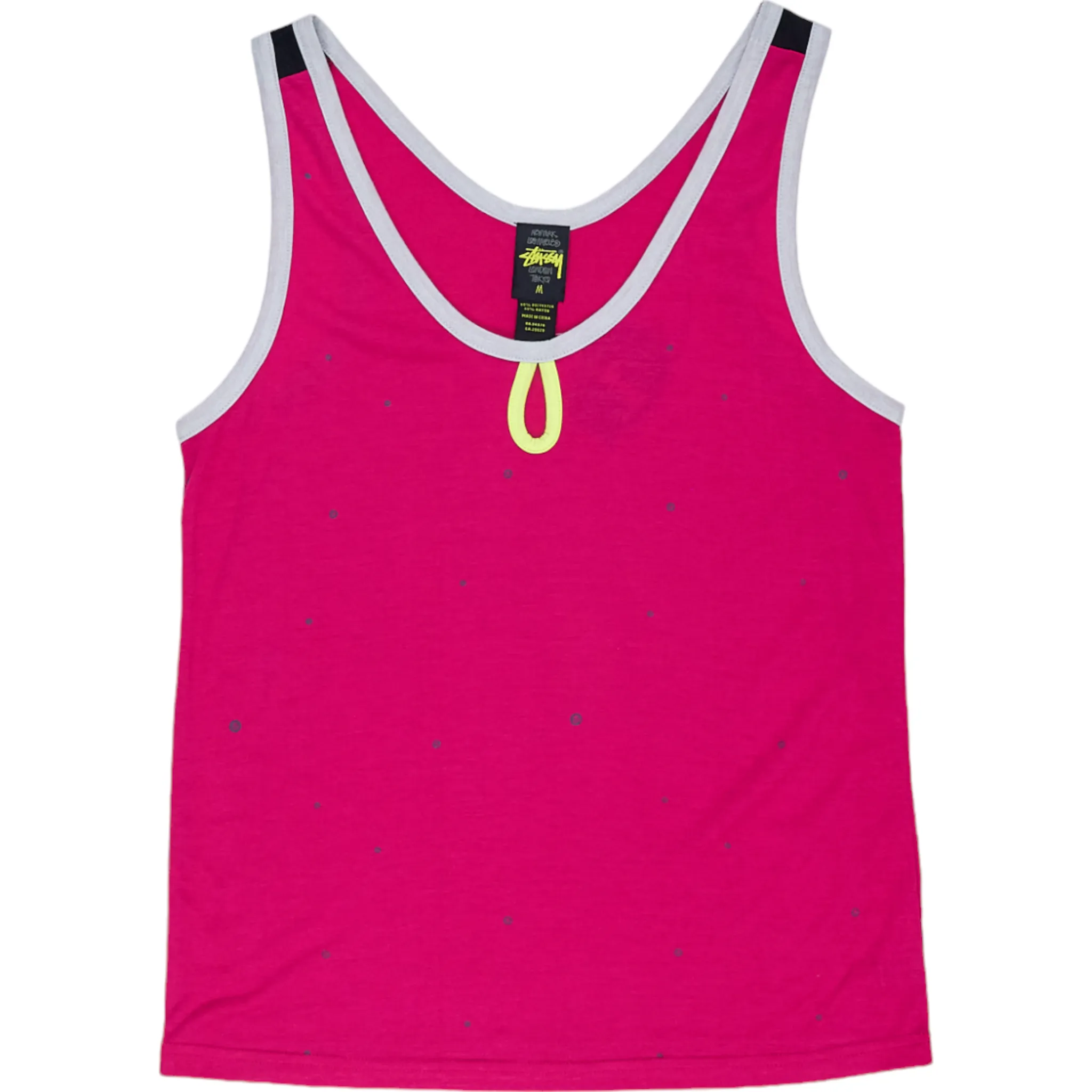 Stussy Pink Polka Dot Vest