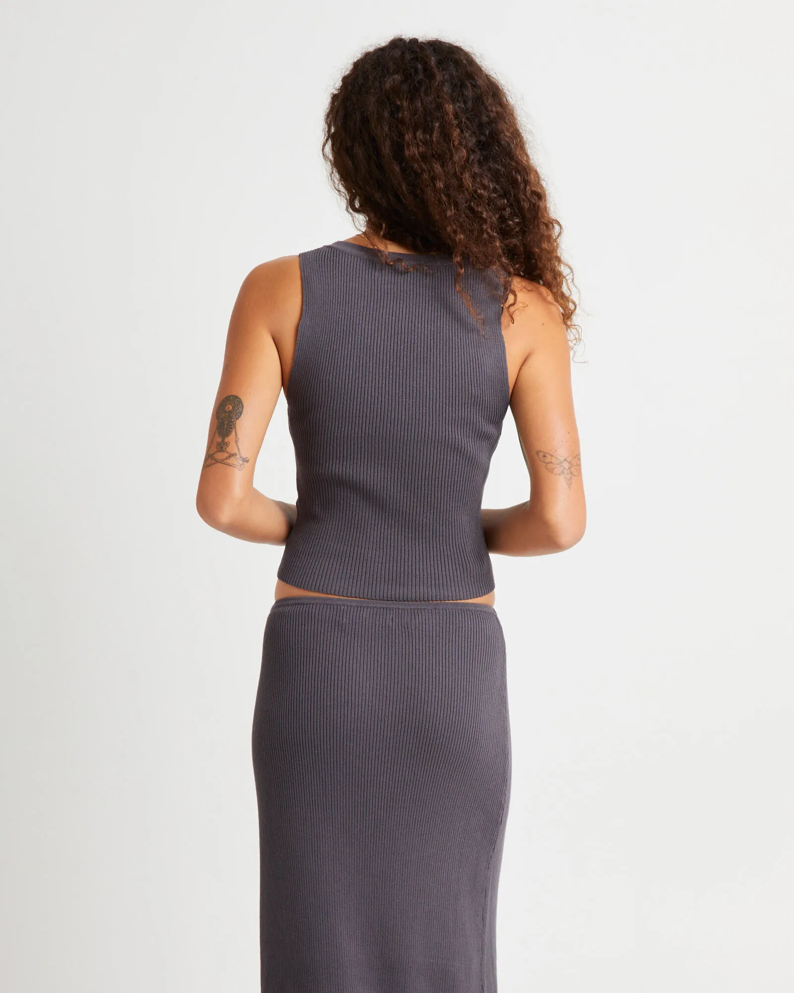 Subtitled Kelse Knitted Button Vest