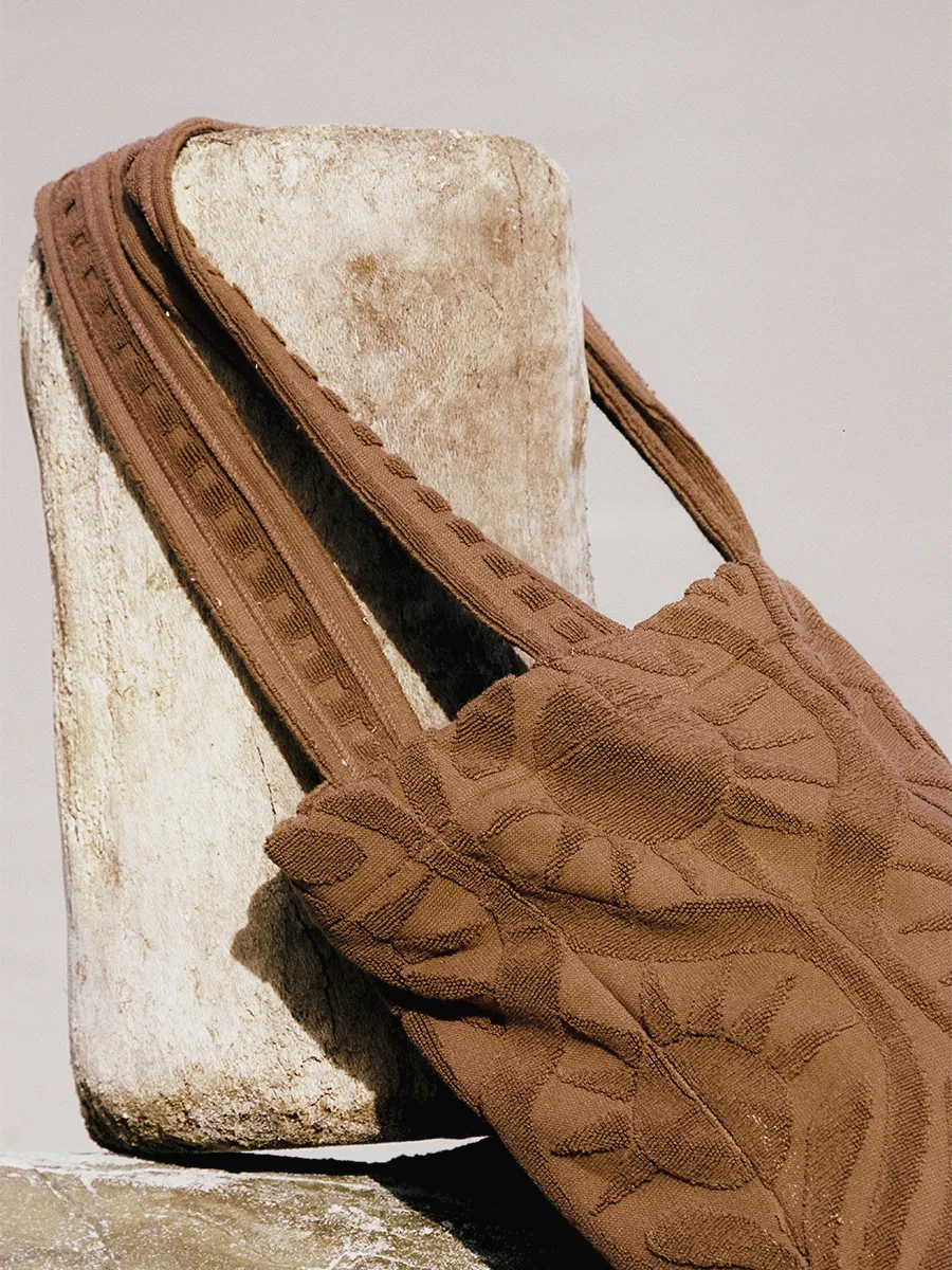 Sundown Towelling Tote | Espresso