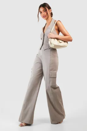 Super Stretch Halter Vest & Cargo Pants