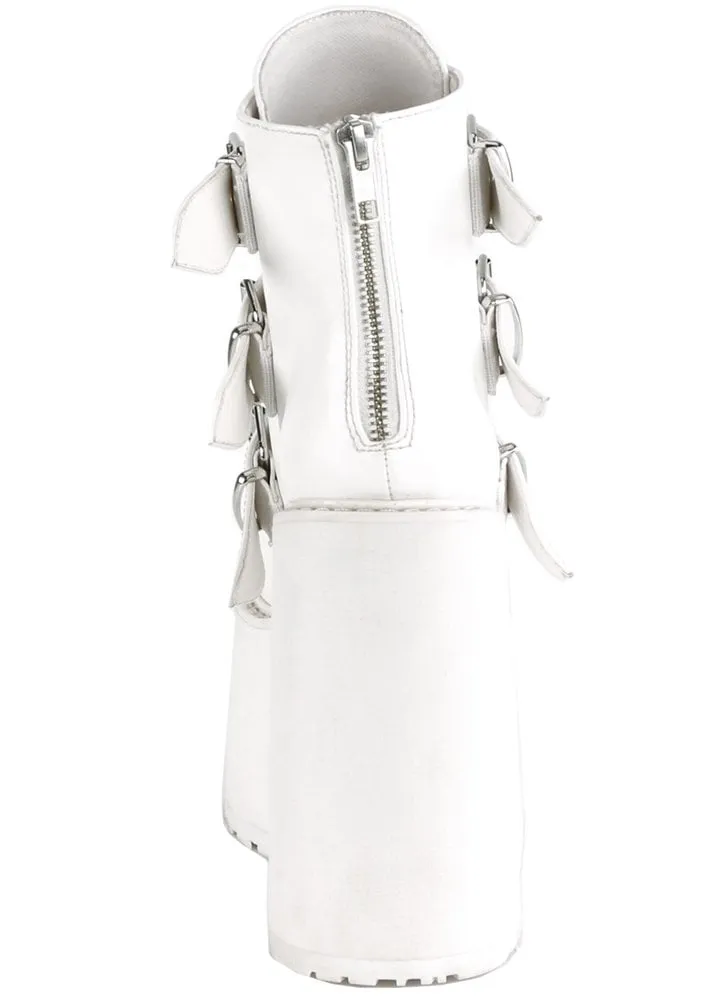 Swing 105 White Wedge Platform Boot