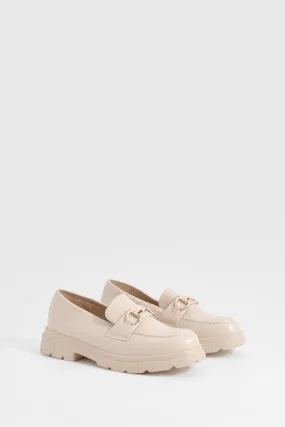 T Bar Chunky Loafers