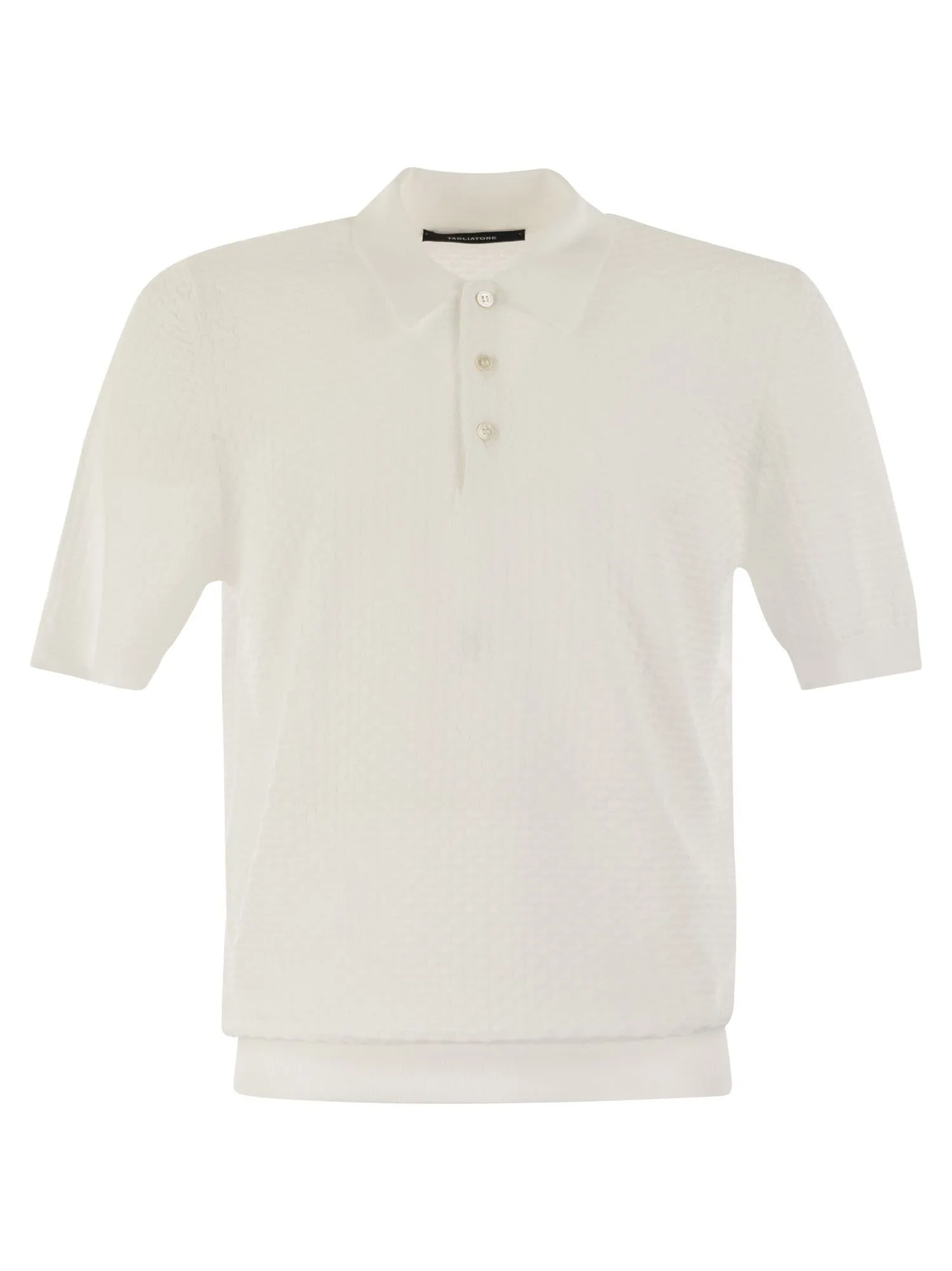 Tagliatore    Tagliatore Knitted Cotton Polo Shirt