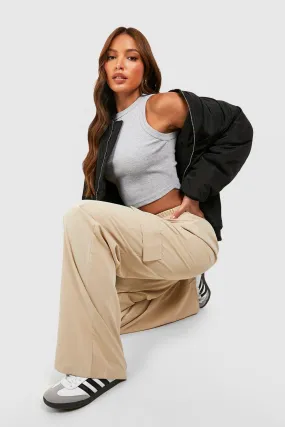 Tall Cargo Pocket Wide Leg Pants