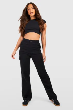 Tall Wide Leg Cargo Straight Leg Pants