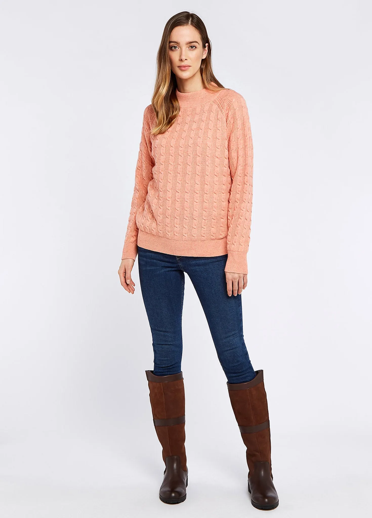 Tallanstown Knitted Sweater - Apricot