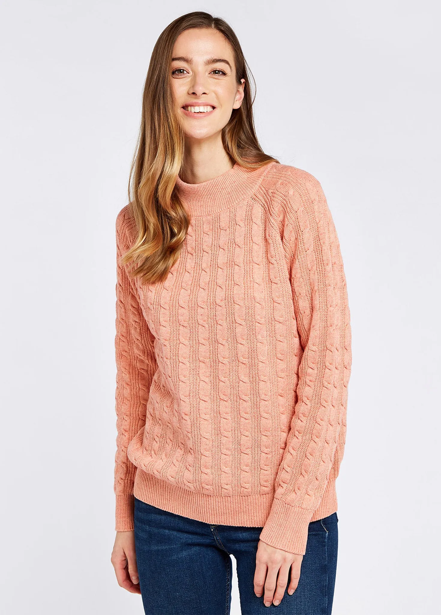 Tallanstown Knitted Sweater - Apricot