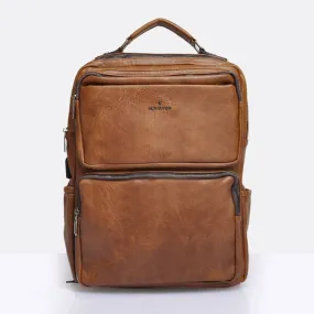 Tan Multi-layer Backpack