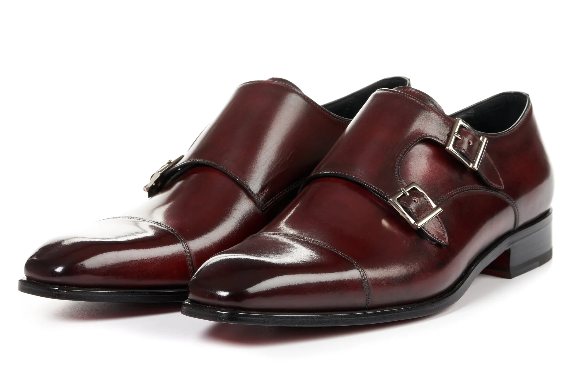 The Burton Double Monk Strap - Oxblood