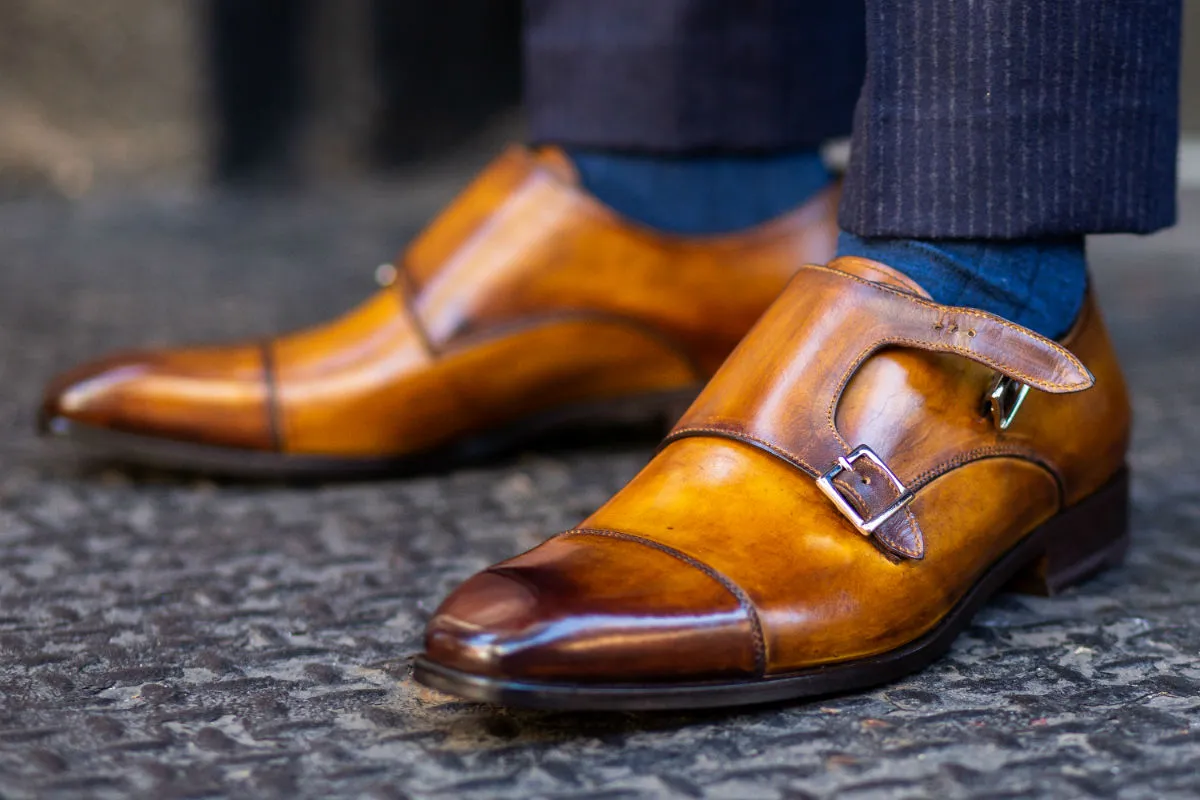 The Burton Double Monk Strap - Tobacco