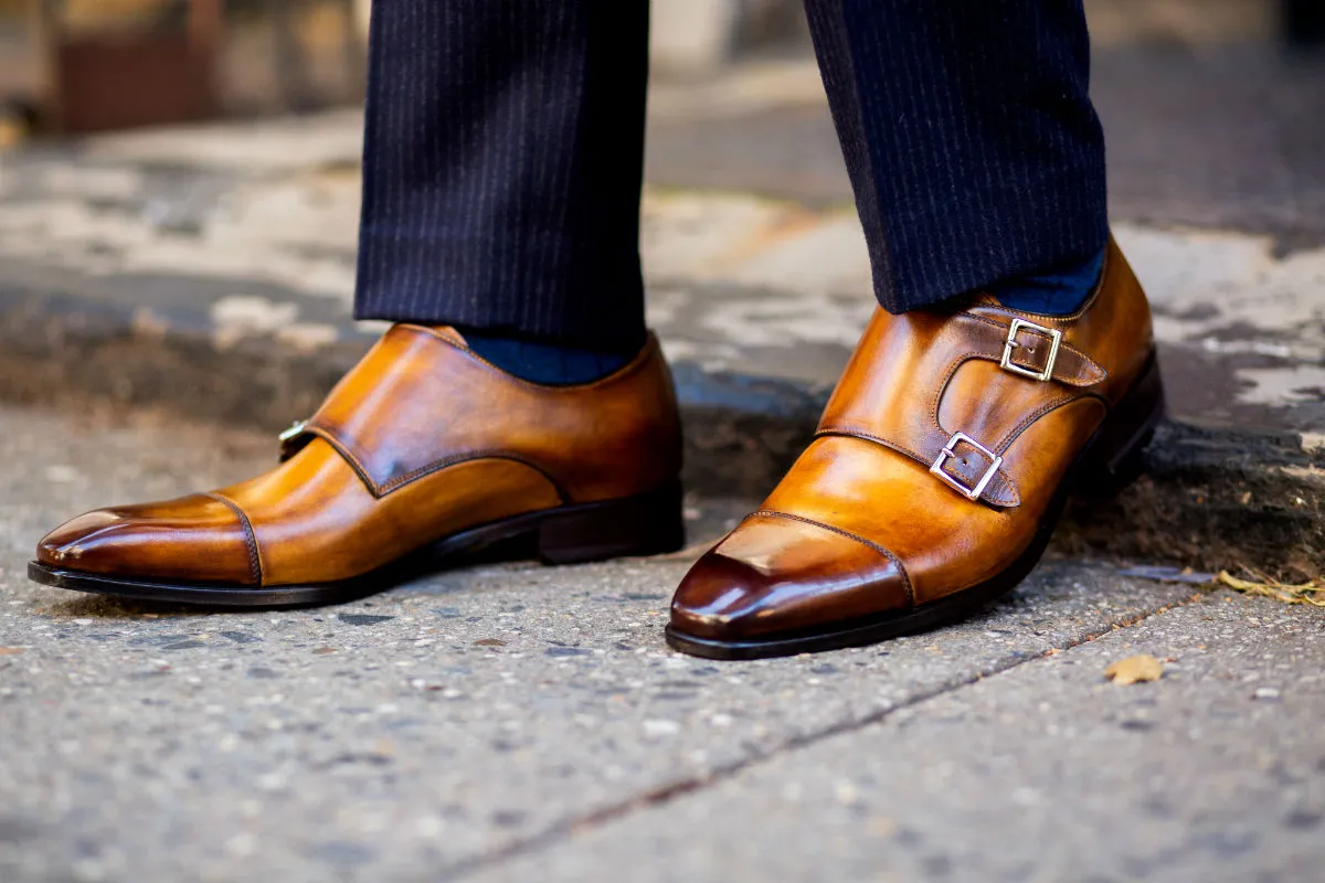 The Burton Double Monk Strap - Tobacco