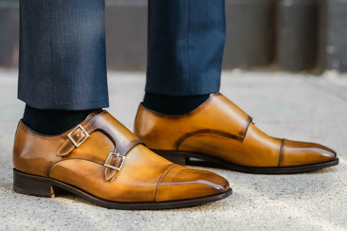 The Burton Double Monk Strap - Tobacco