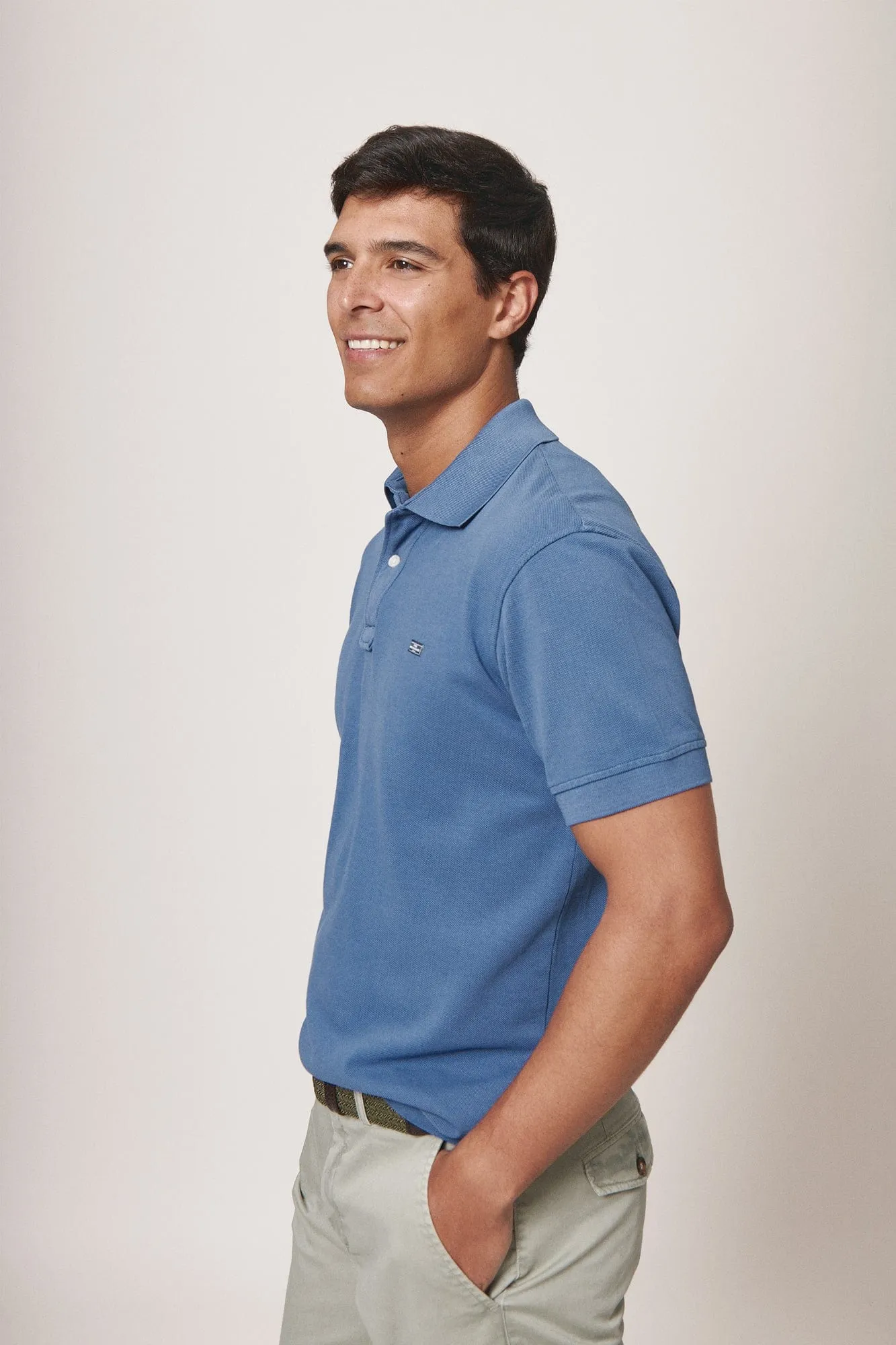 The New Cotton Polo Azul Denia