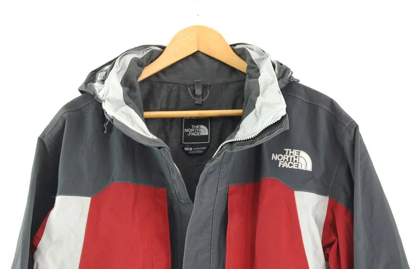 The North Face Jacket Red and Grey - L