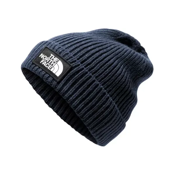 THE NORTH FACE Logo Box Cuffed Beanie, TNF Urban Navy