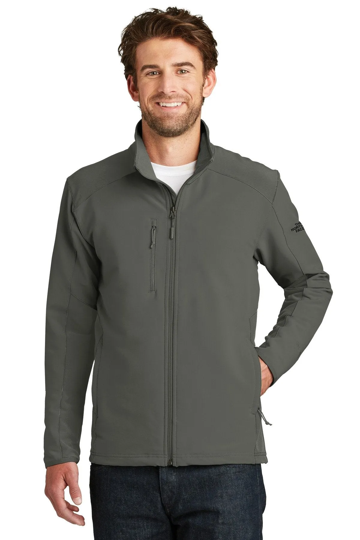 The North Face Tech Stretch Soft Shell Jacket NF0A3LGV Asphalt Grey