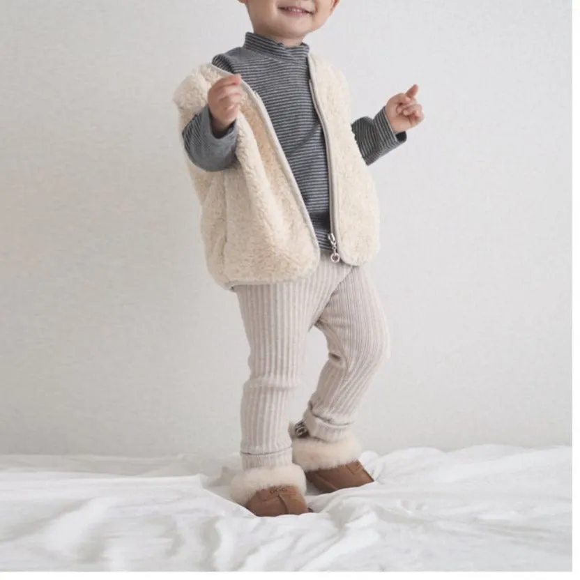Toddler Nunu Sherpa Zip Vest (1-6y) - 3 Colors