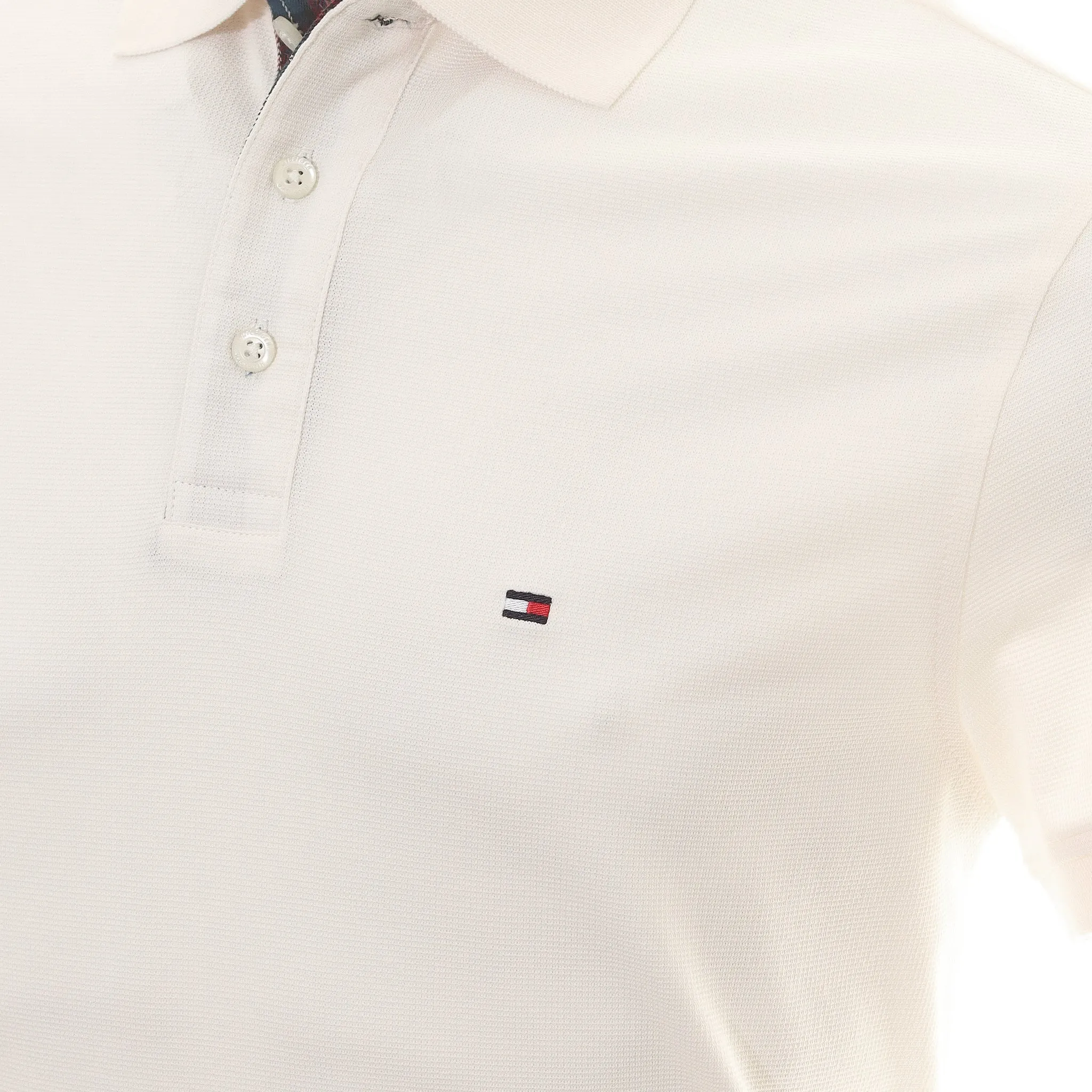 Tommy Hilfiger Check Placket Polo Shirt