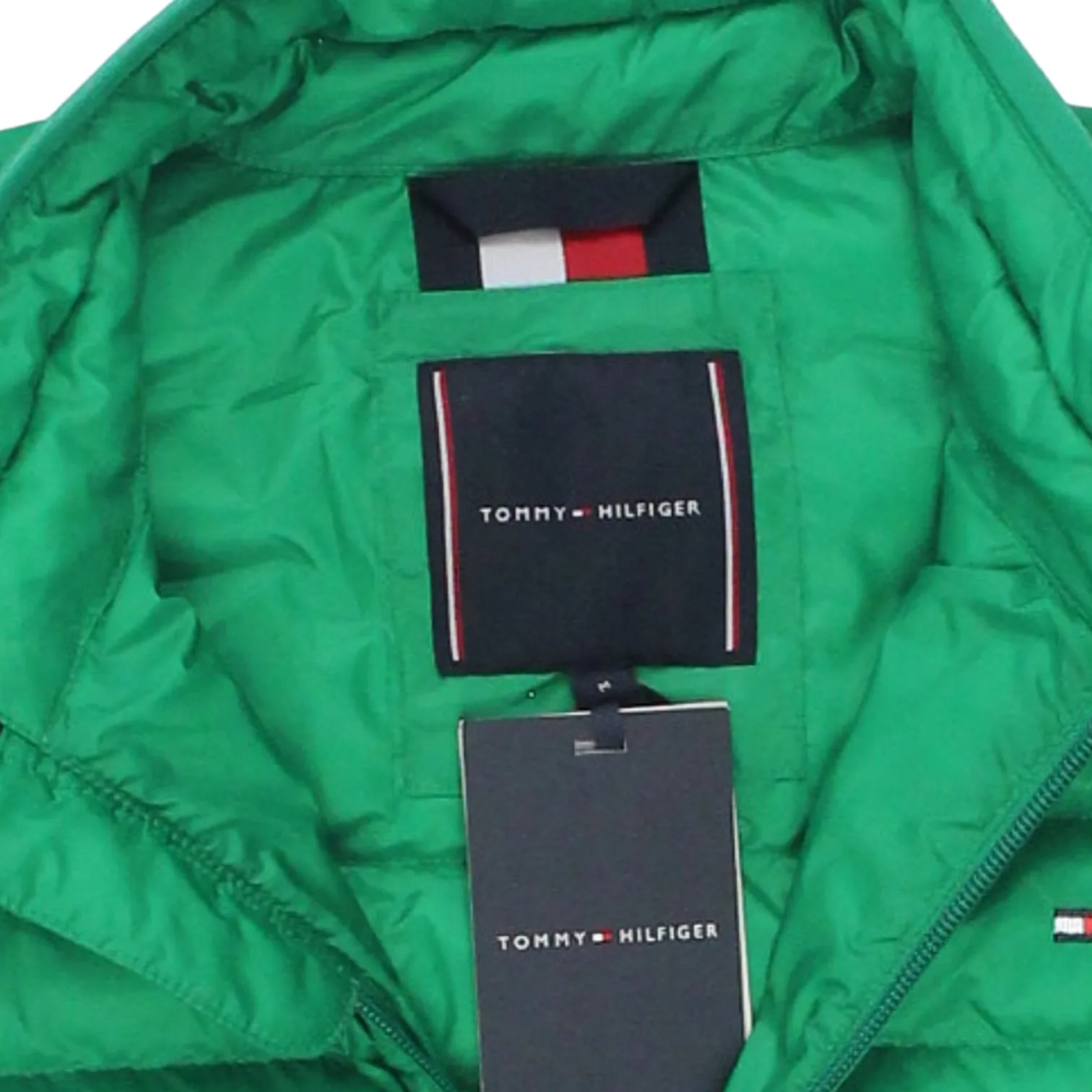 Tommy Hilfiger Green Packable Recycled Vest