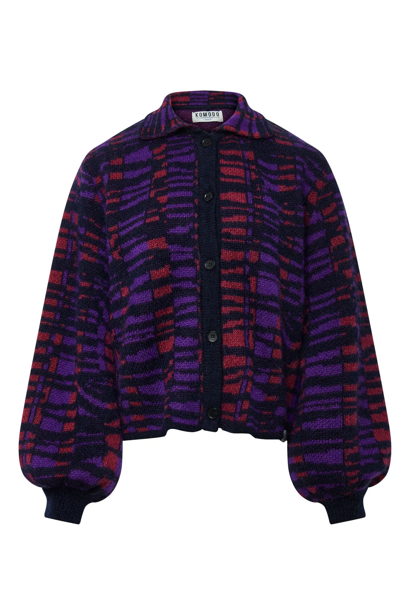 TRIXIE - Recycled Nylon Cardigan Deep Mauve