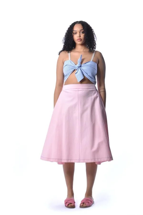 Twill Winnie Skirt - Pink