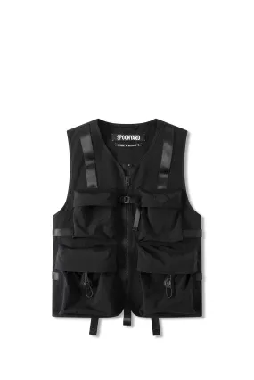 UNISEX MULTI POCKETS OPEN BACK VEST