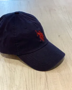 US Polo gorra Navy Logo Rojo