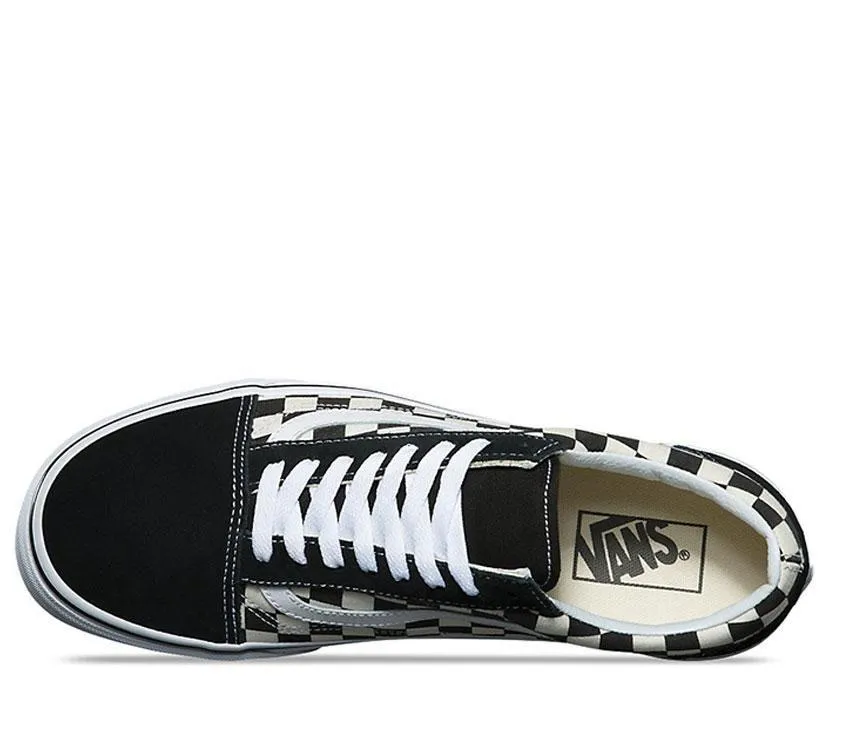 VANS OLD SKOOL PRIMARY CHECK - BLACK/WHITE