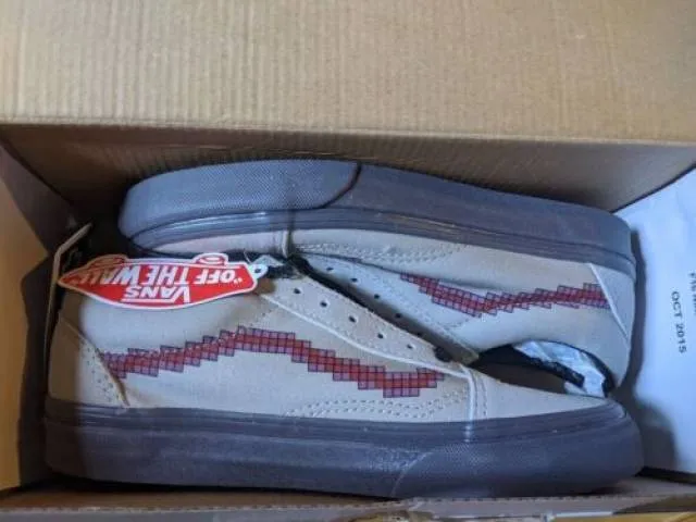 Vans x Nintendo Old Skool Console Grey Dove NES Print Si...