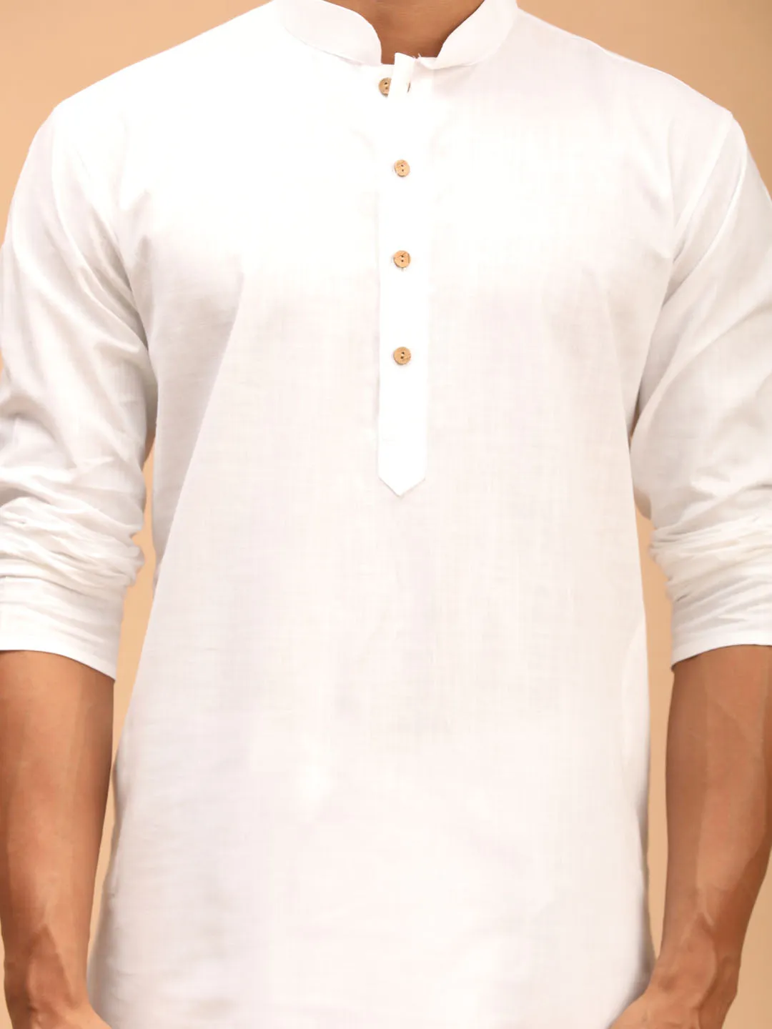 VASTRAMAY Men's Maroon Jacquard Nehru Jacket with Kurta Pyjama Set