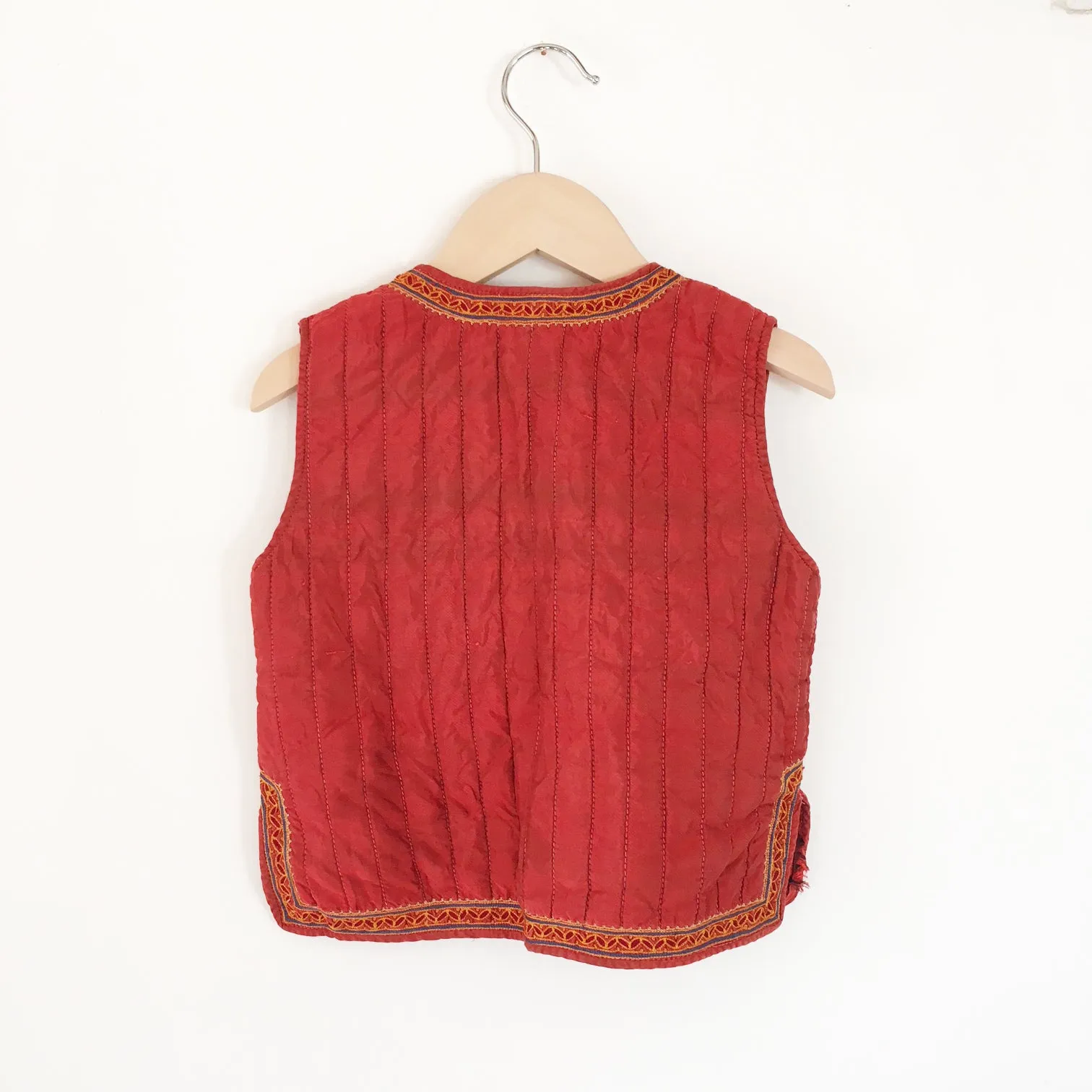 Vintage Quilted India Vest size 2