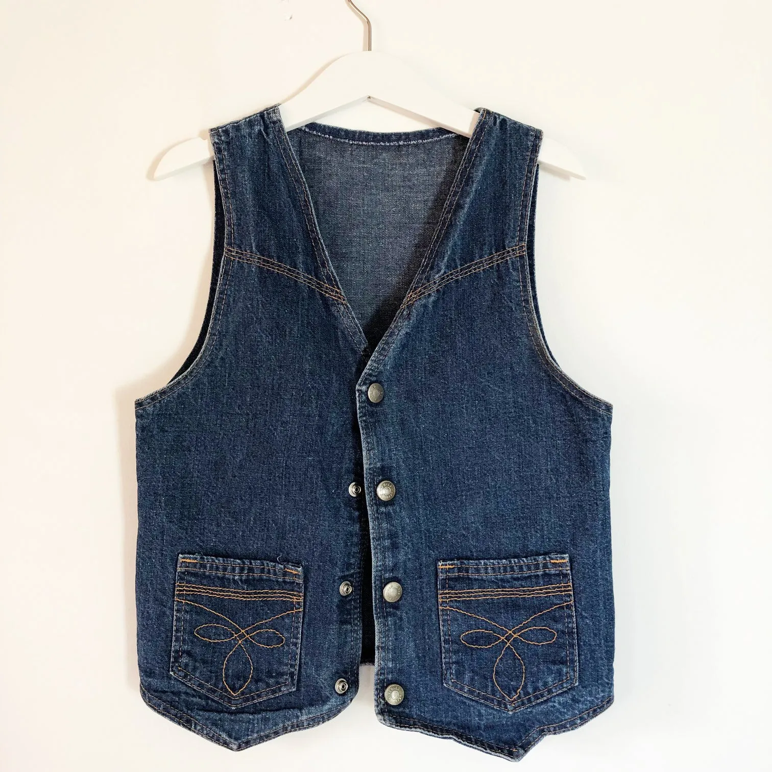 Vintage Reserved Seat Denim vest size 7-8