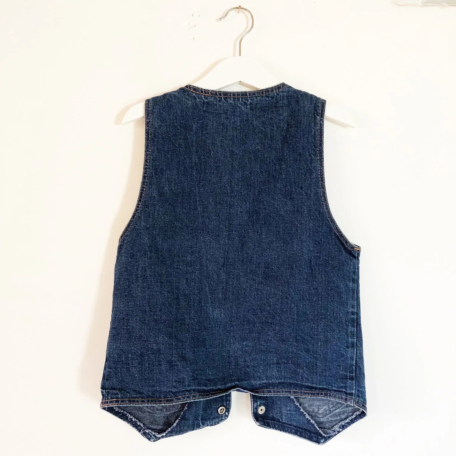 Vintage Reserved Seat Denim vest size 7-8