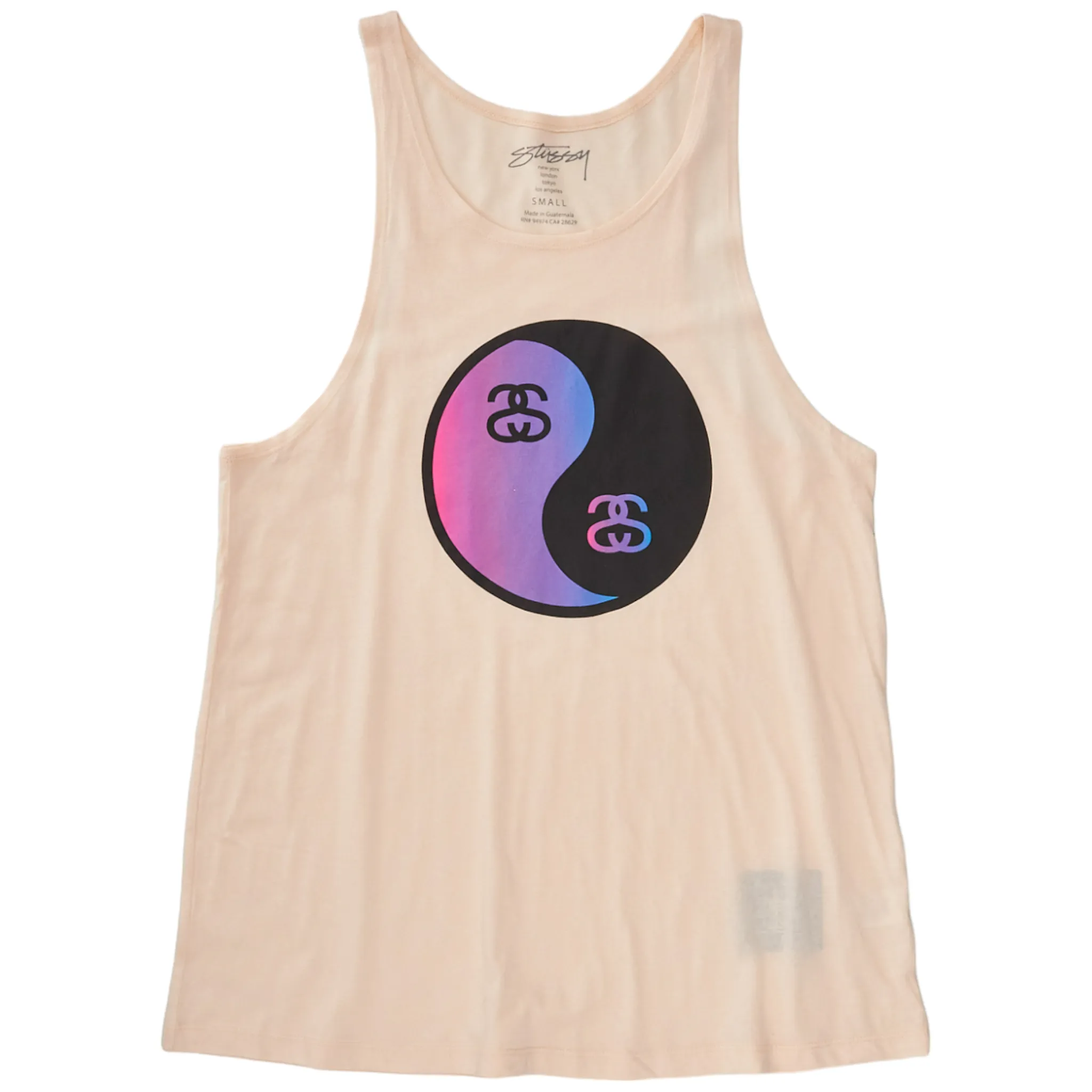 Vintage Stussy Peach Ying Yang Vest