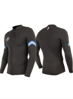 Vissla Raditude 2mm FZ L/S Wetsuit Jacket -  Black 2