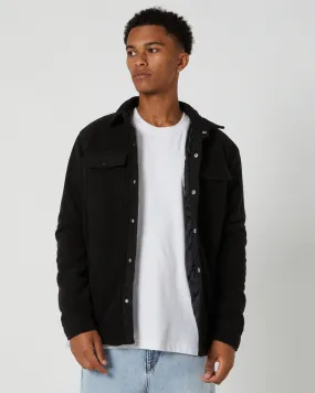 Volcom Bowered Fleece Ls - Black | SurfStitch