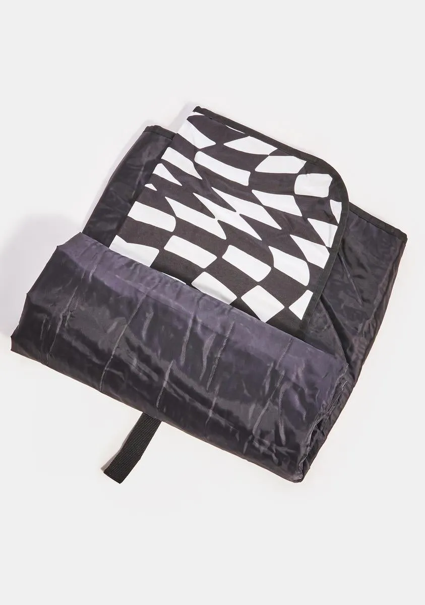 Warped Realm Checkered Picnic Blanket-