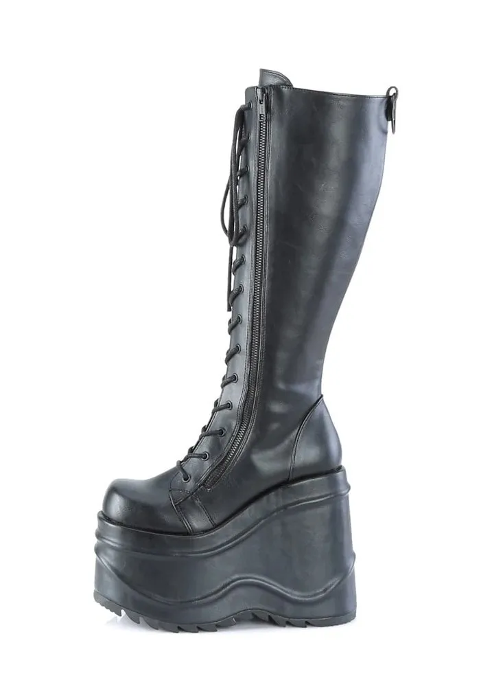 Wave 200 Knee High Platform Boot