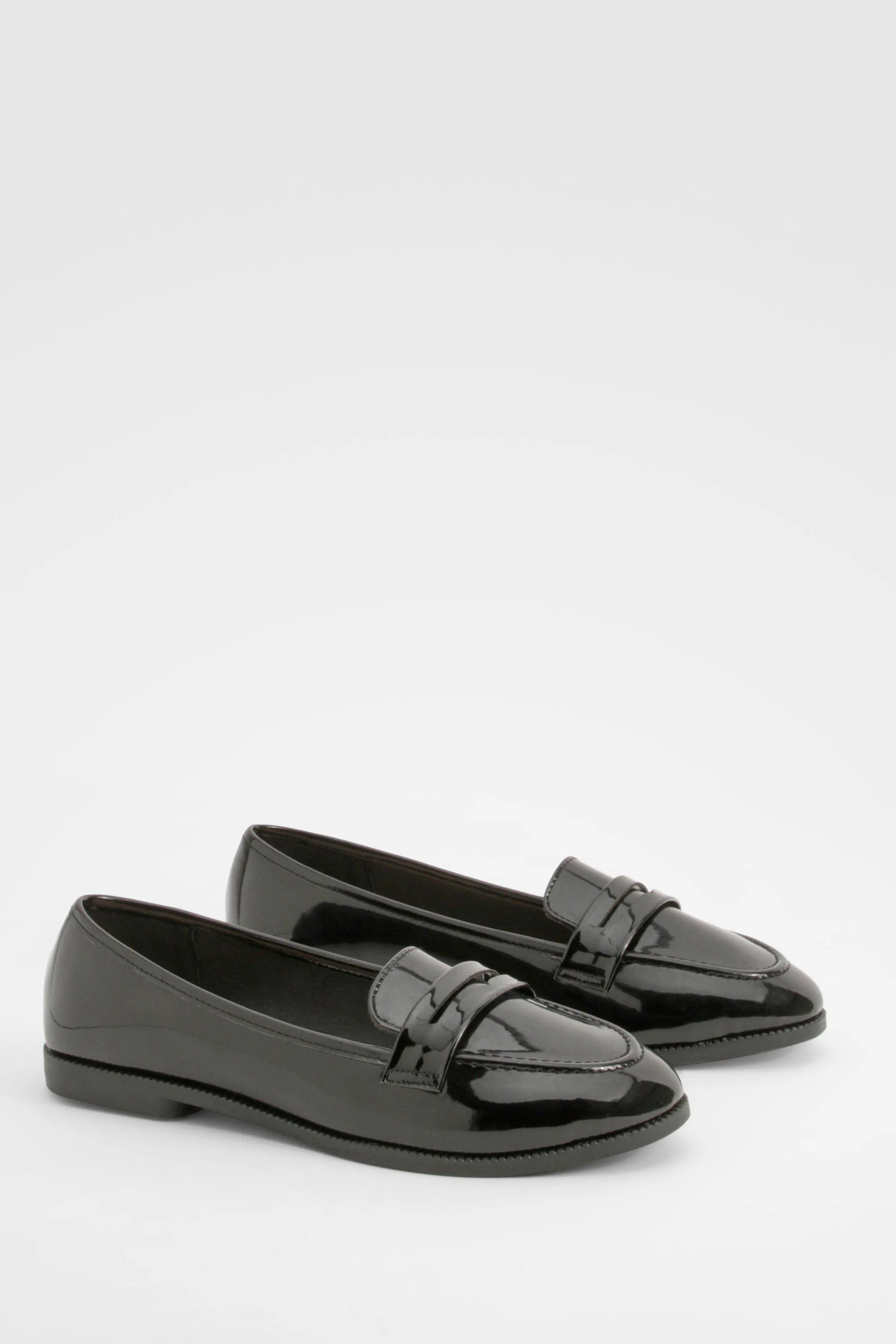 Wide Width Patent Loafers