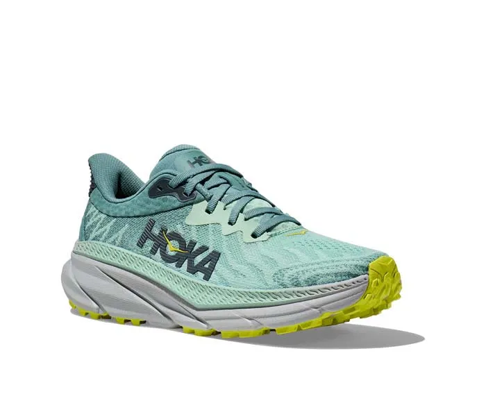 Womens Hoka Challenger ATR 7 Wide in Mist Green/Trellis