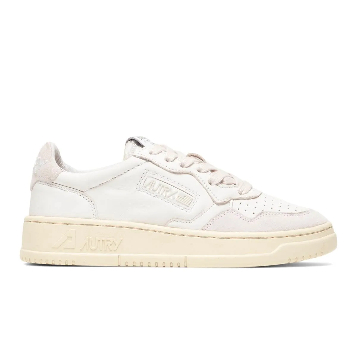 WOMENS OPEN LOW SNEAKERS LEAT/LEAT WHITE | Bodega
