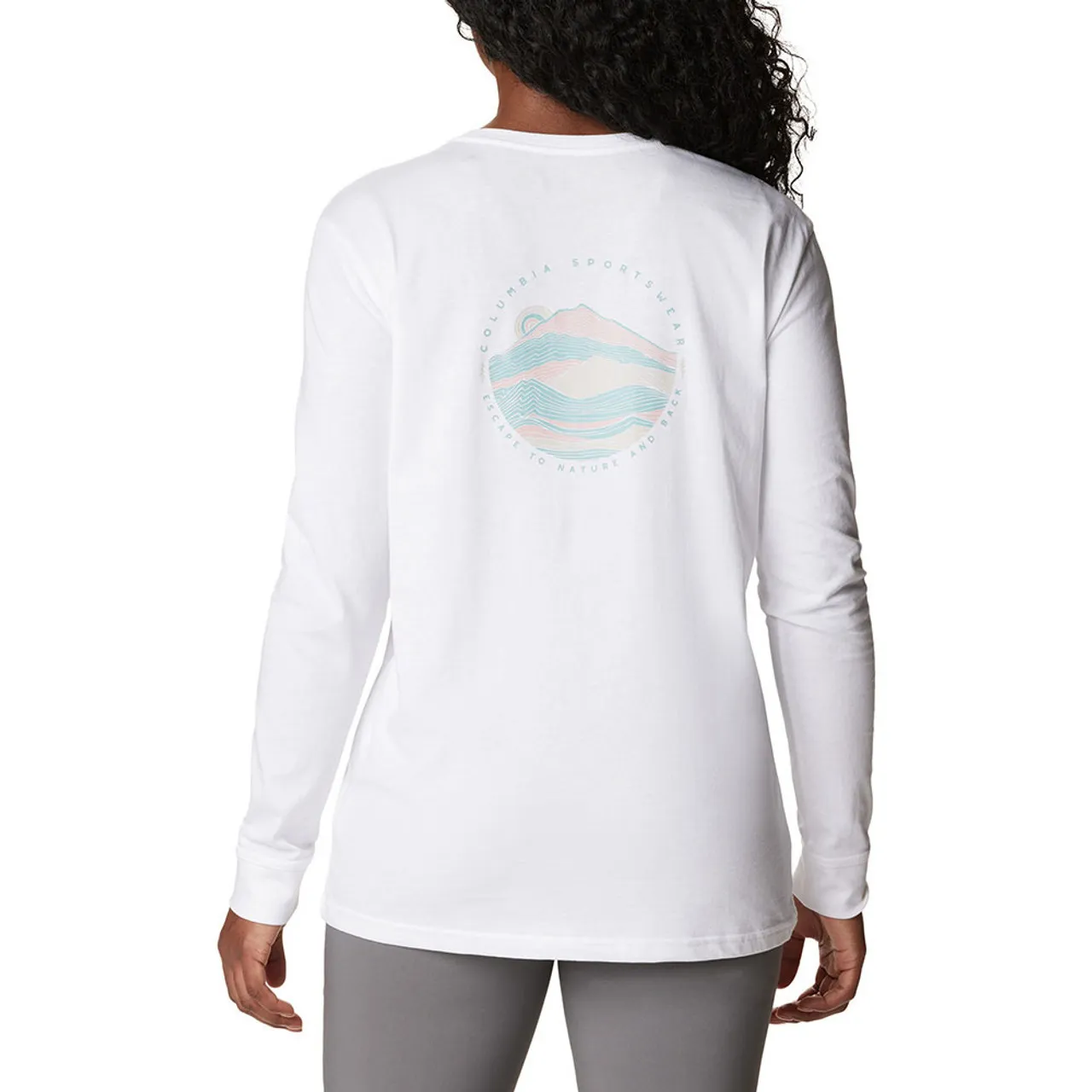 Women's Columbia North Cascades Back Graphic Long Sleeve T-Shirt