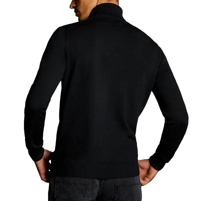 WOOL TURTLENECK Man Black 