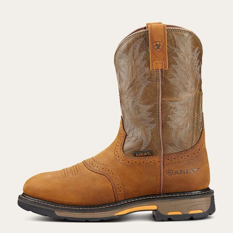 WorkHog Pull-on Work Boot - Aged Bark