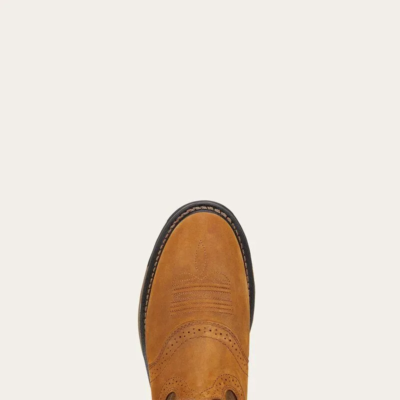 WorkHog Pull-on Work Boot - Aged Bark