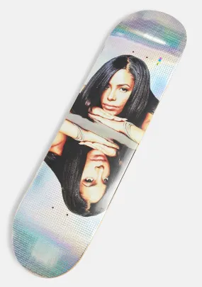 X Aaliyah Reflection Hologram Skateboard Deck-