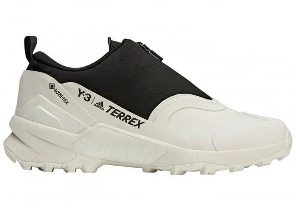 Y-3 Men's Terrex Swift R3 GTX Lo Sneakers in Black/Off White